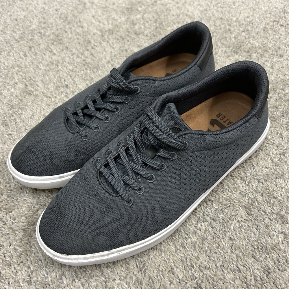 Travis Mathew Cuater Phenom Shoes Mens 8.5 Gray Lace‎ Up Sneaker Preppy Casual